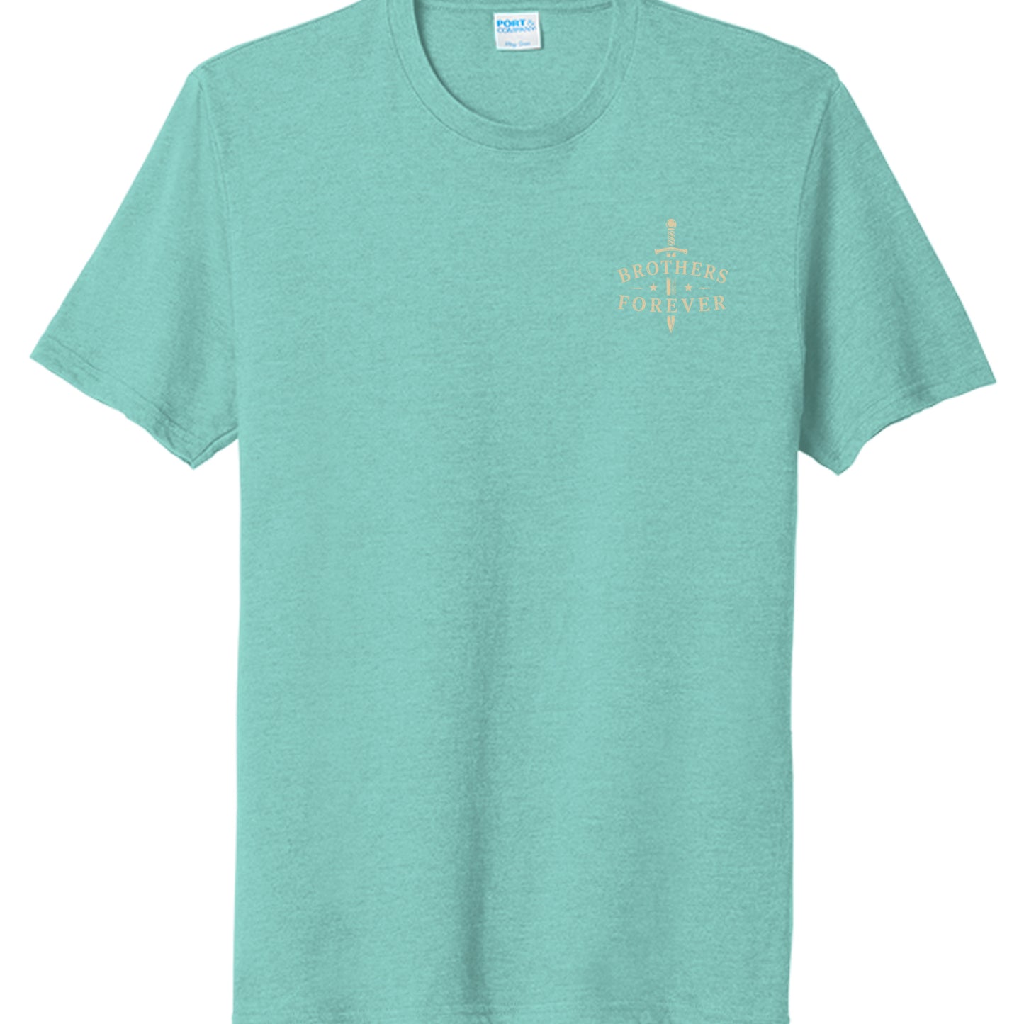 Vivid Teal Heather - PC330 - FRONT