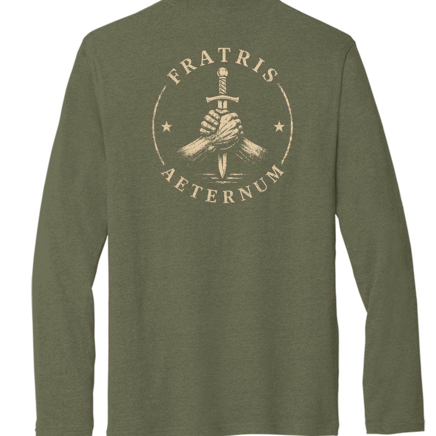 Military Green Heather - PC330LS - BACK