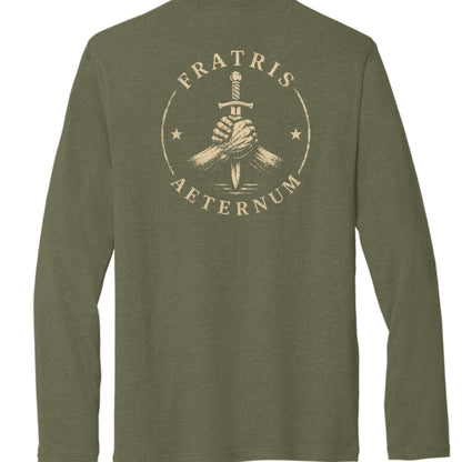 Military Green Heather - PC330LS - BACK