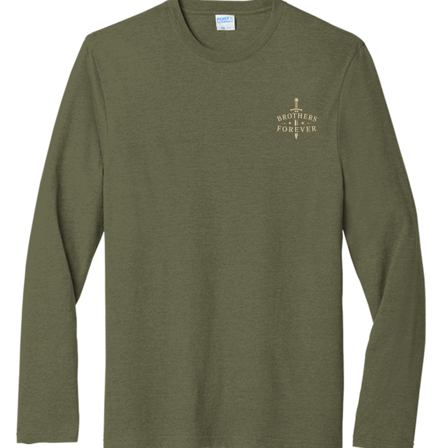 Military Green Heather - PC330LS - FRONT
