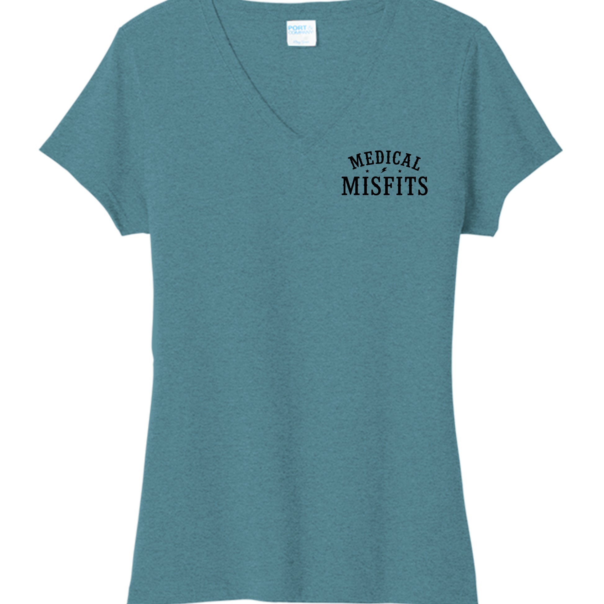 Vivid Teal Heather - LPC330V - FRONT