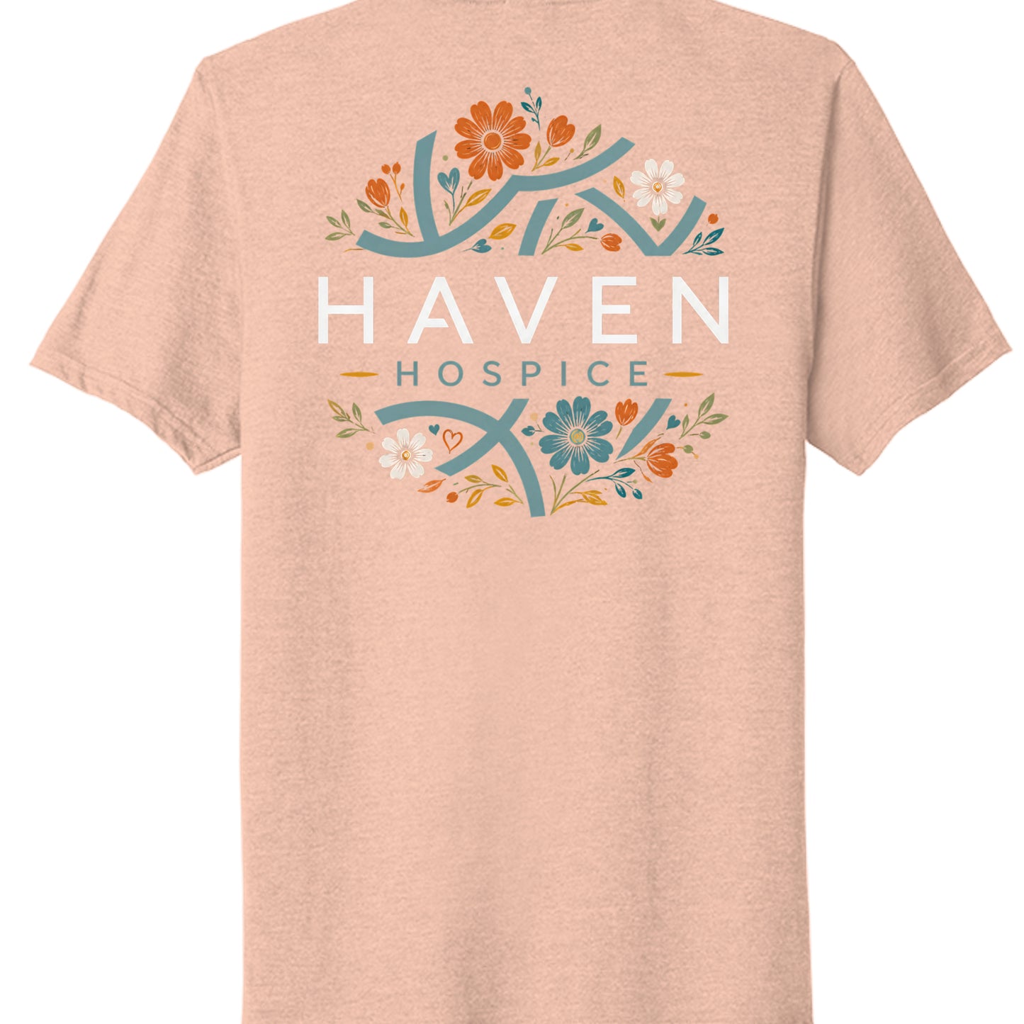 Heathered Dusty Peach - PC330 - BACK