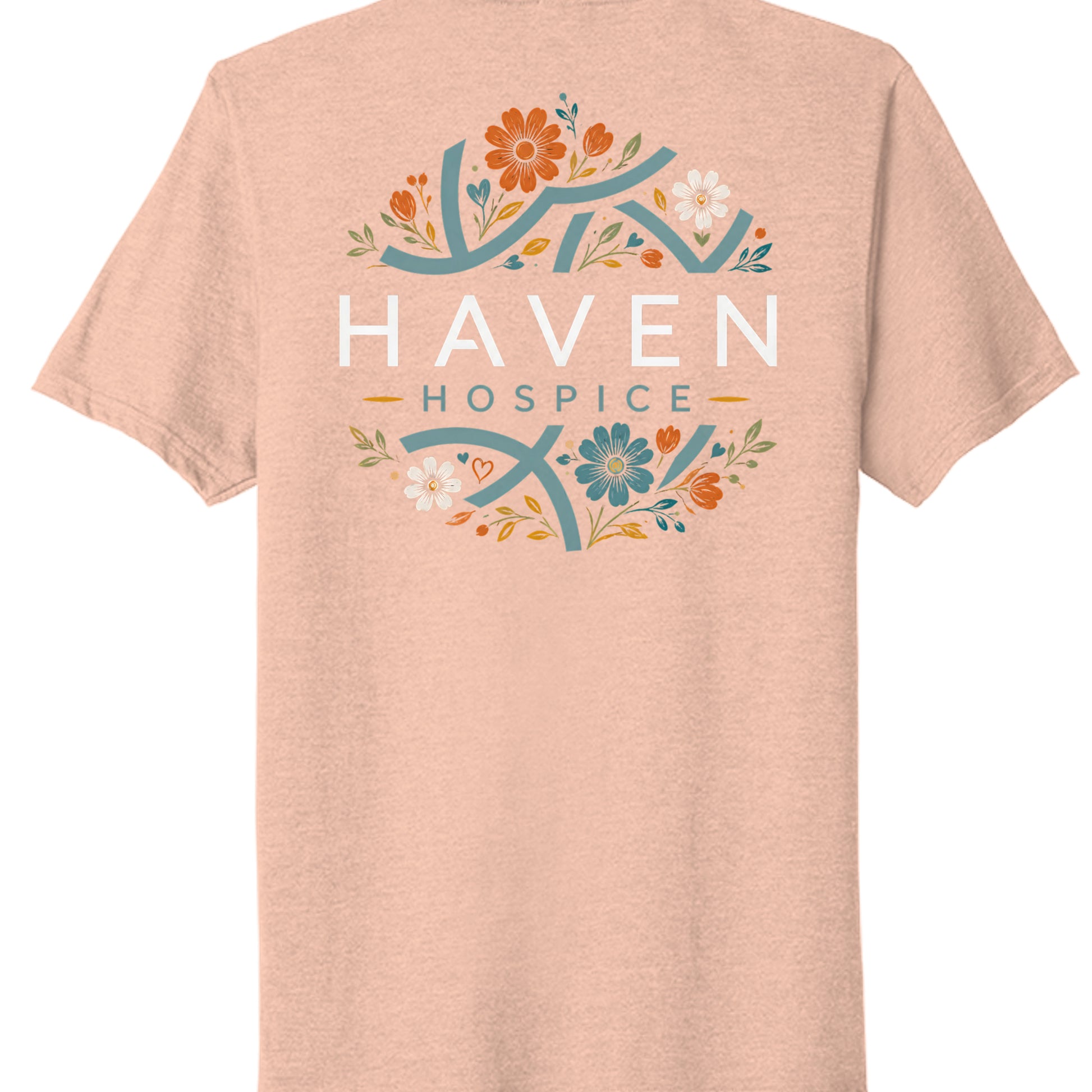 Heathered Dusty Peach - PC330 - BACK