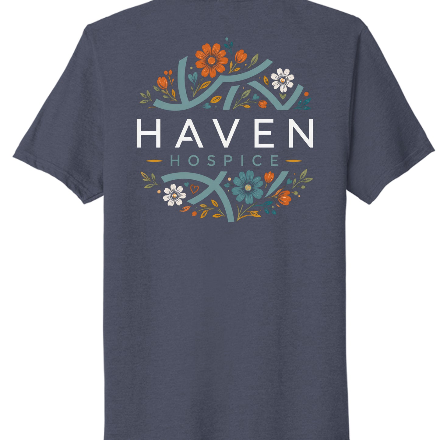 Team Navy Heather - PC330 - BACK