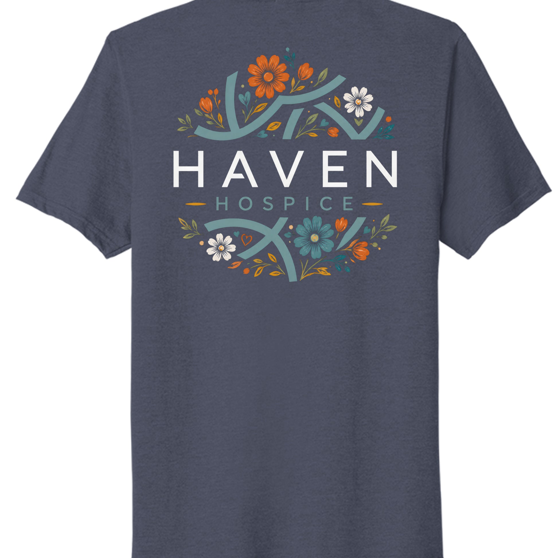 Team Navy Heather - PC330 - BACK