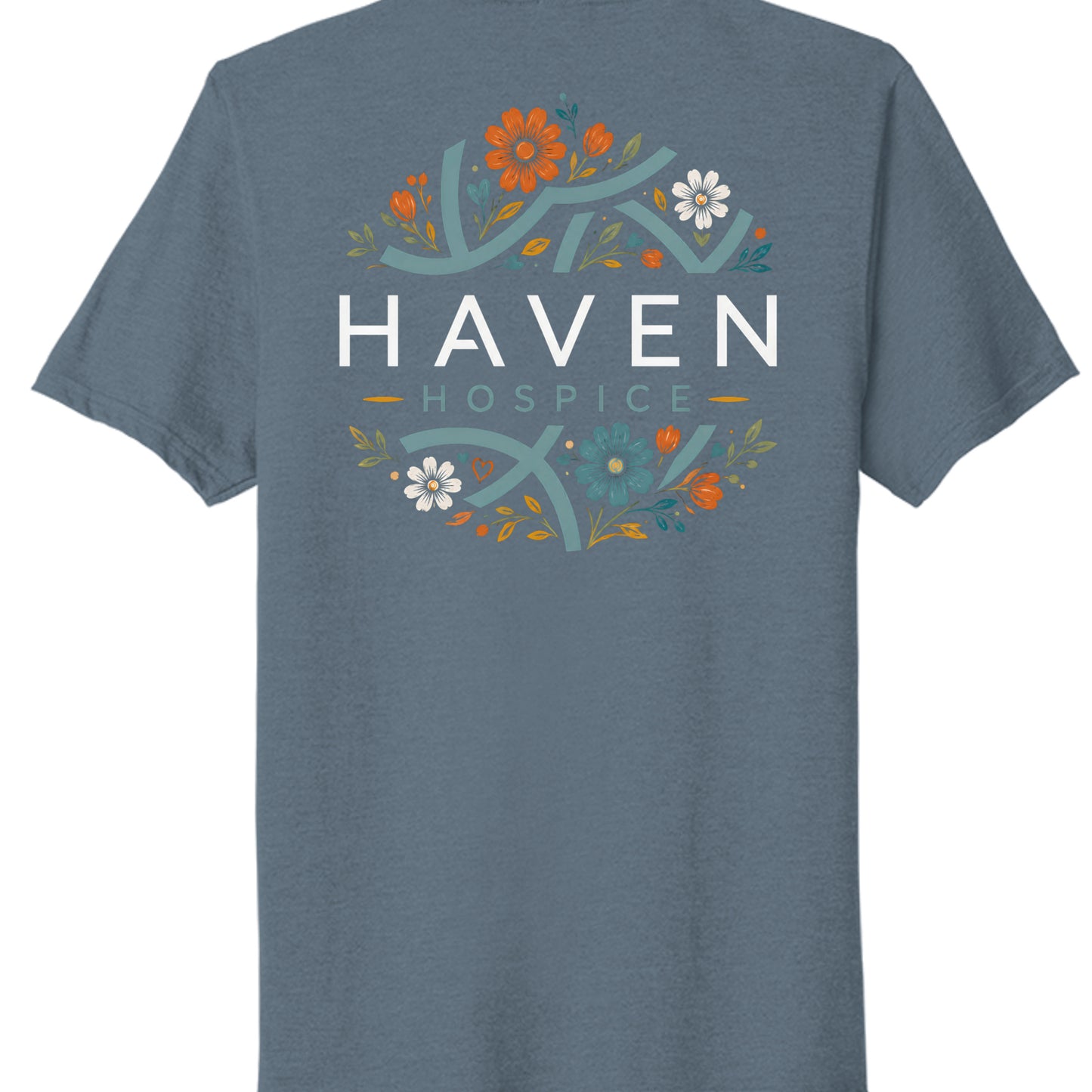 Steel Blue Heather - PC330 - BACK