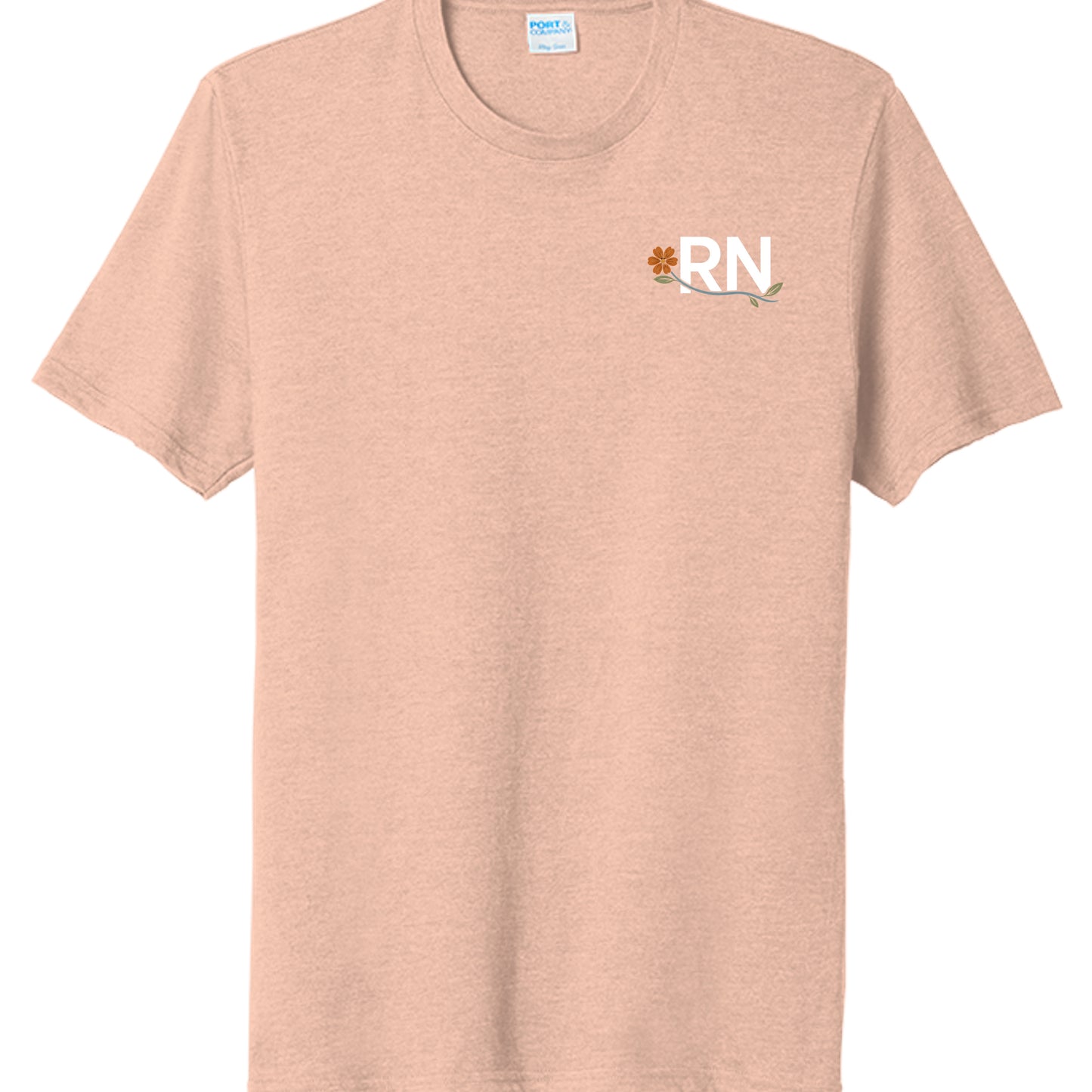 Heathered Dusty Peach - PC330 - FRONT