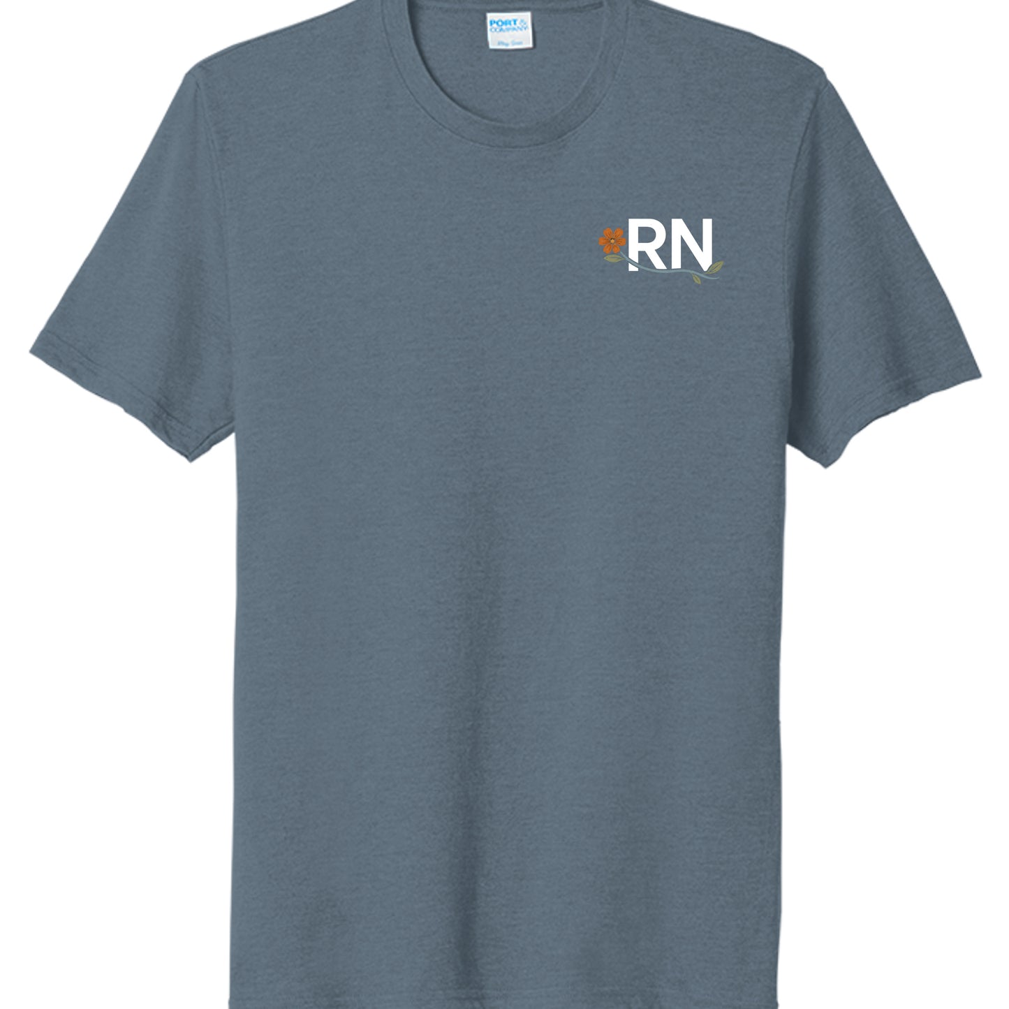 Steel Blue Heather - PC330 - FRONT
