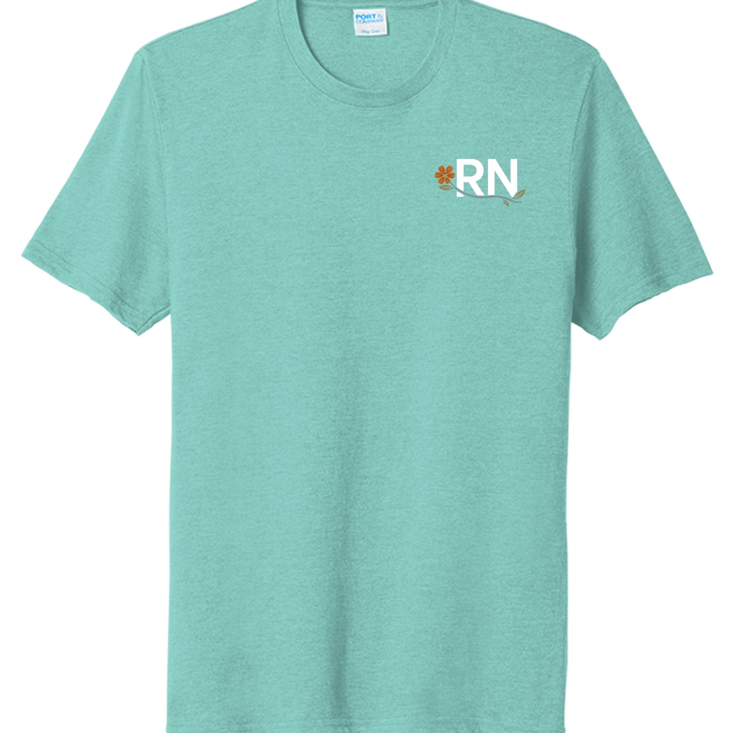 Vivid Teal Heather - PC330 - FRONT