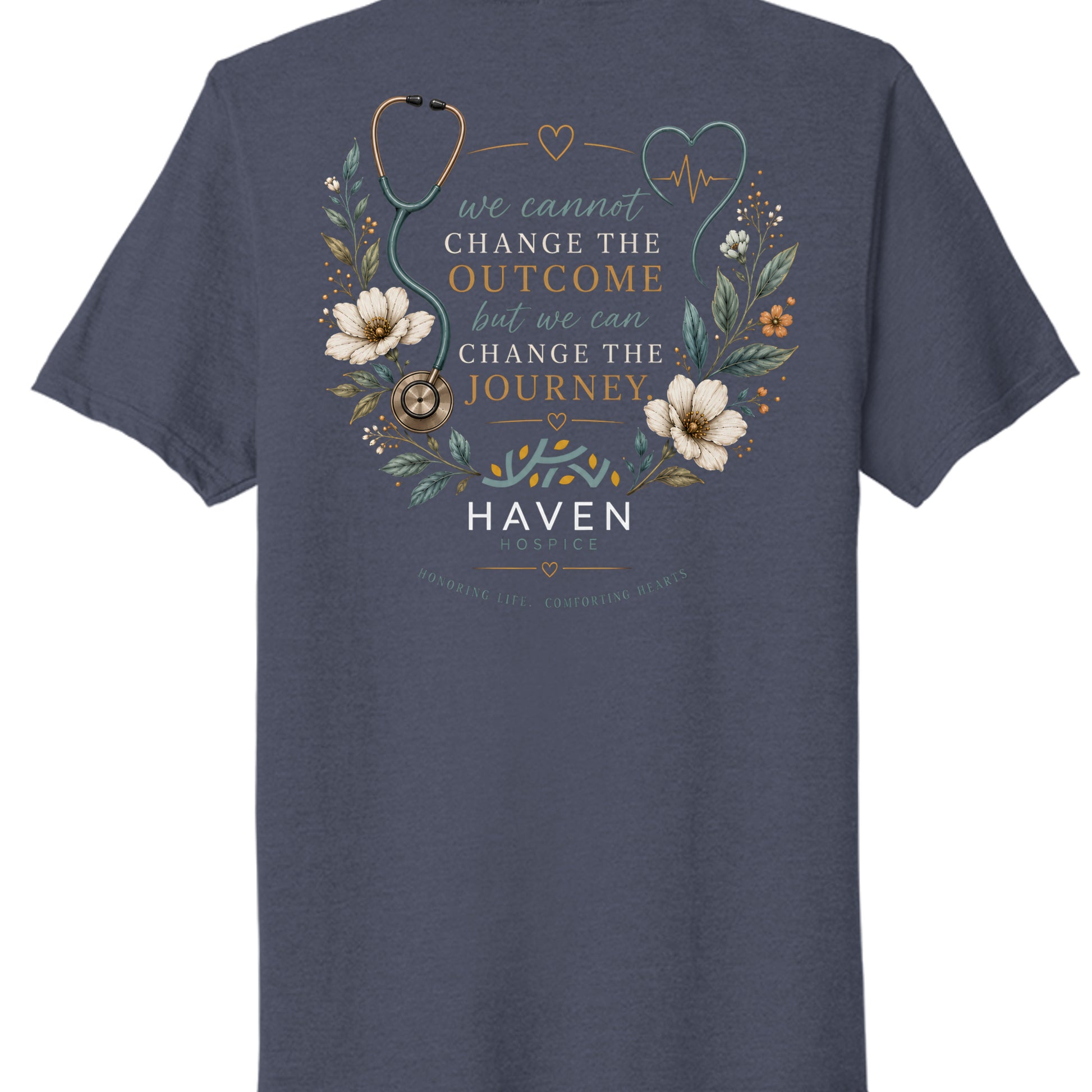 Team Navy Heather - PC330 - BACK