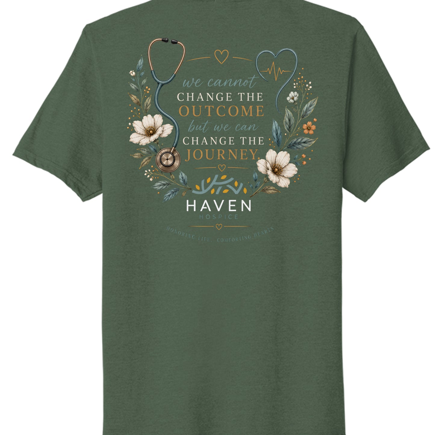Forest Green Heather - PC330 - BACK