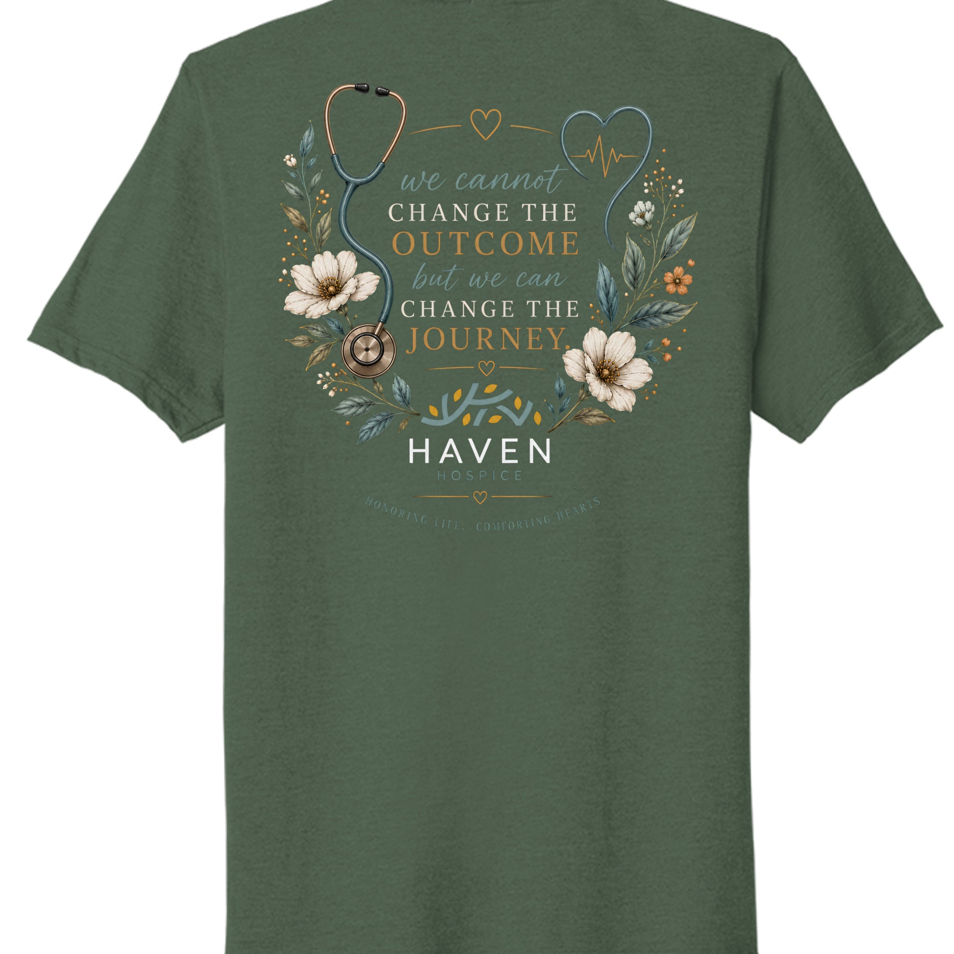 Forest Green Heather - PC330 - BACK