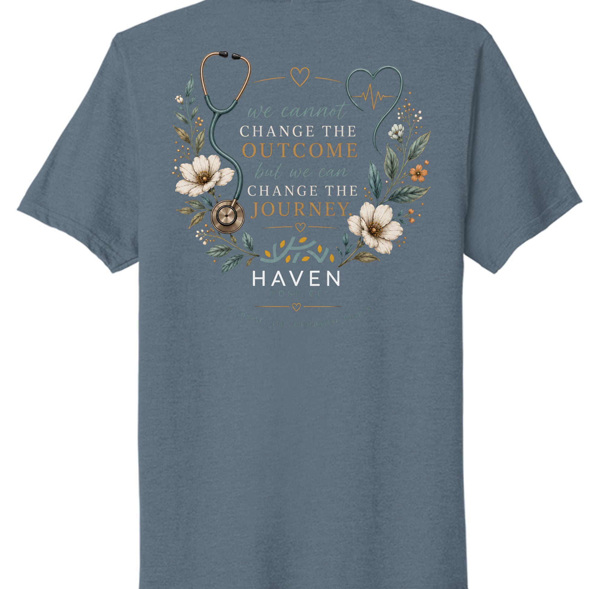 Steel Blue Heather - PC330 - BACK