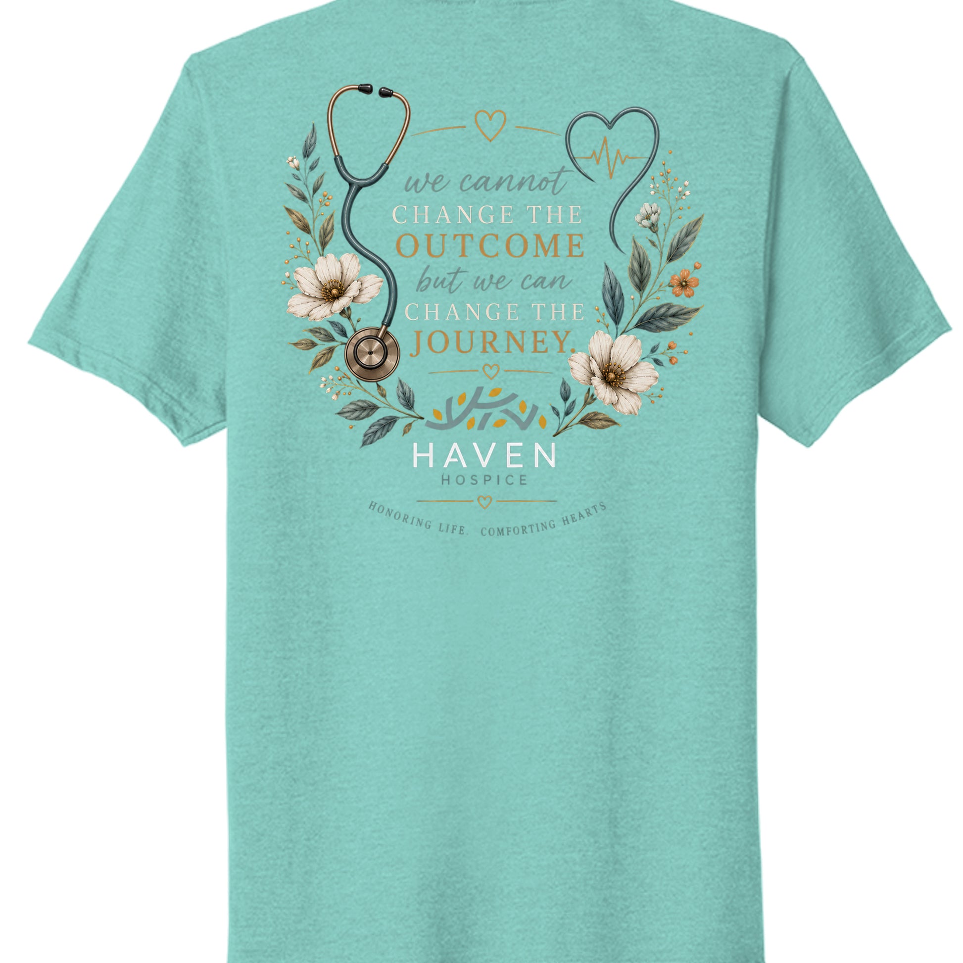 Vivid Teal Heather - PC330 - BACK