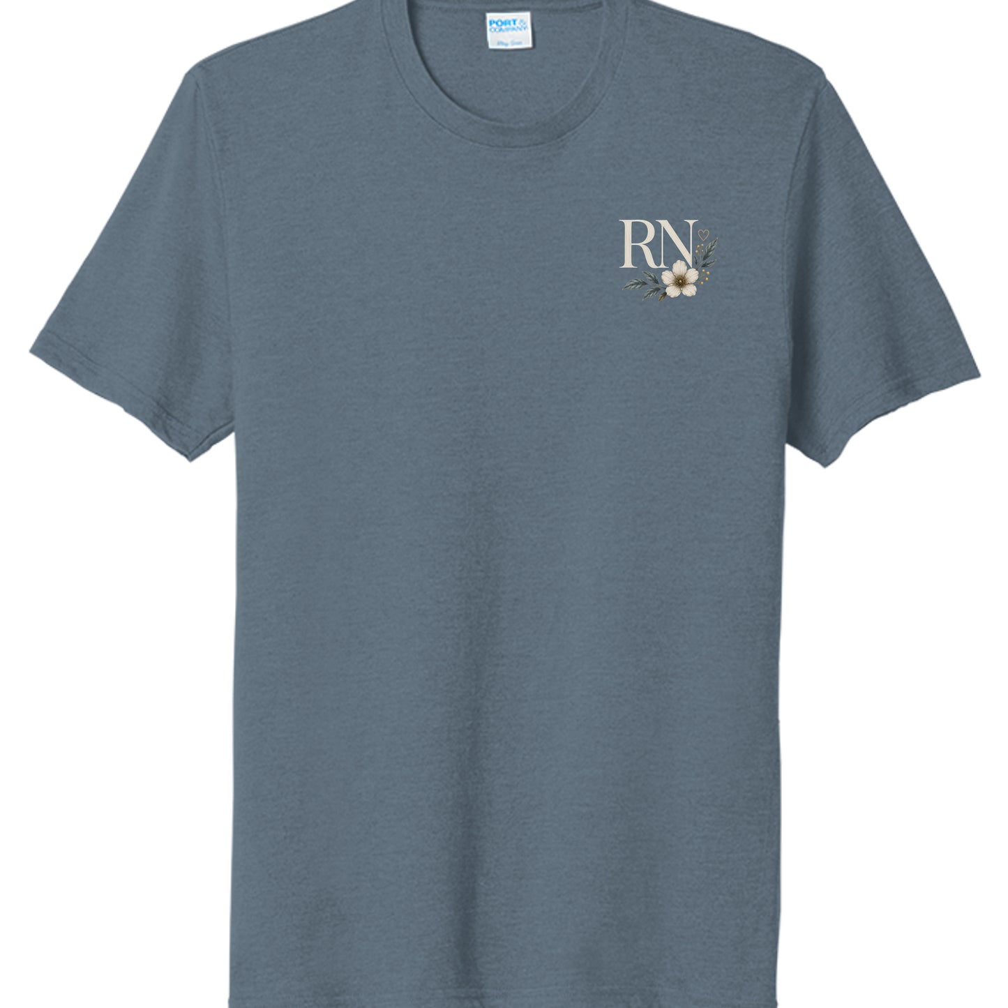 Steel Blue Heather - PC330 - FRONT