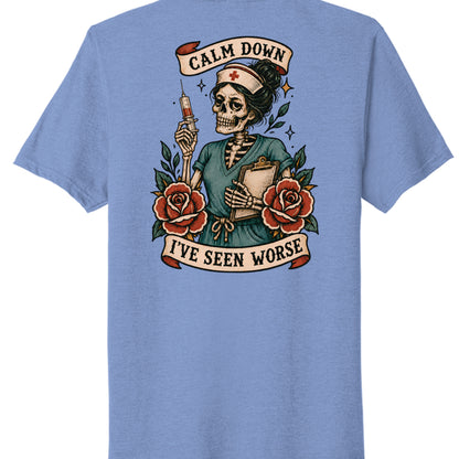 Carolina Blue Heather - PC330 - BACK