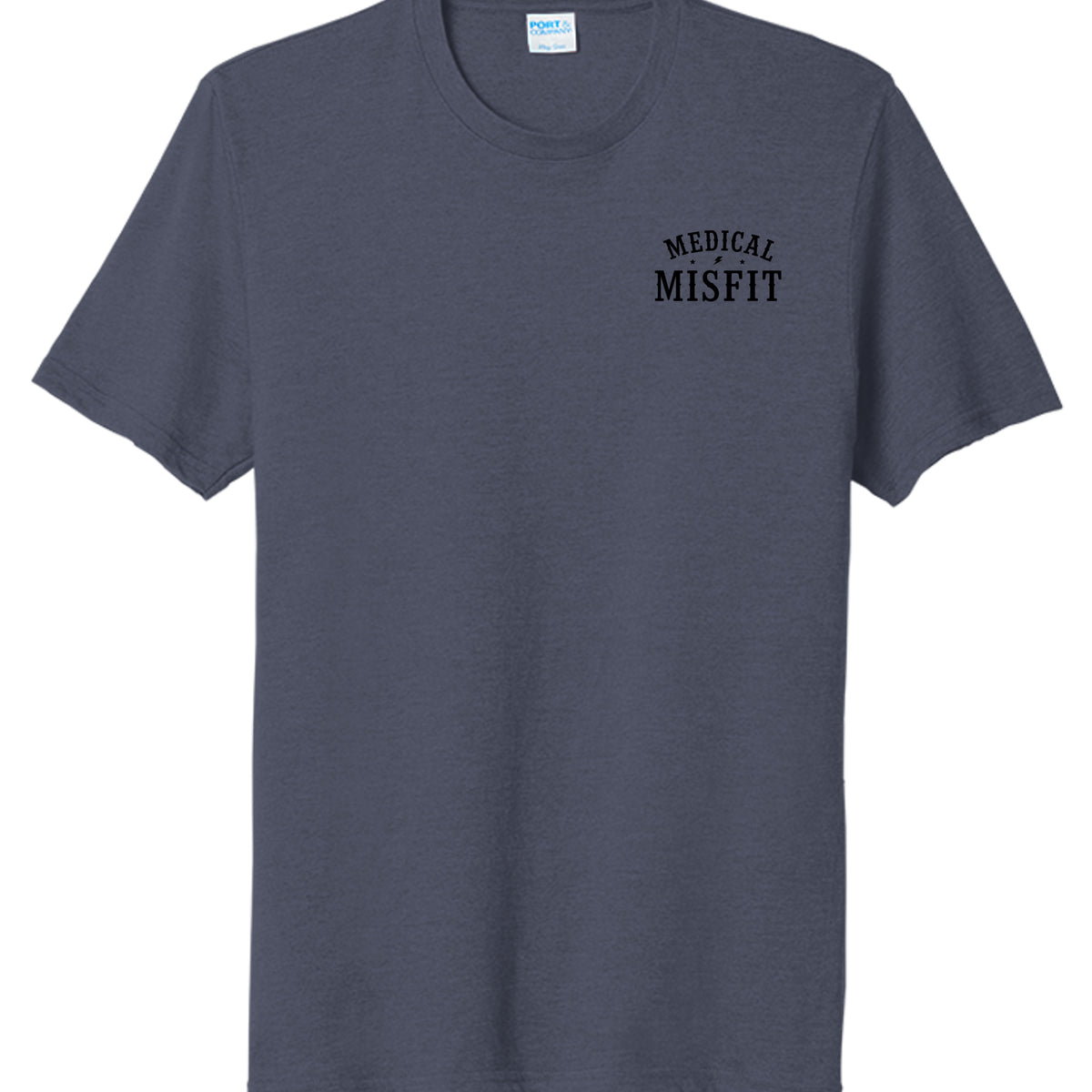 Team Navy Heather - PC330 - FRONT