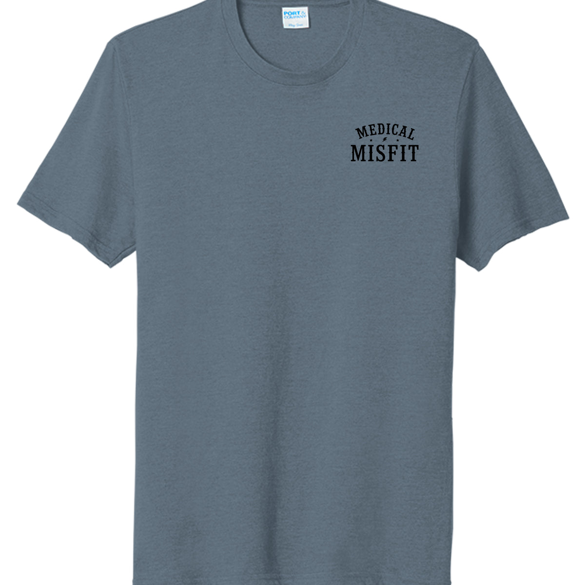 Steel Blue Heather - PC330 - FRONT